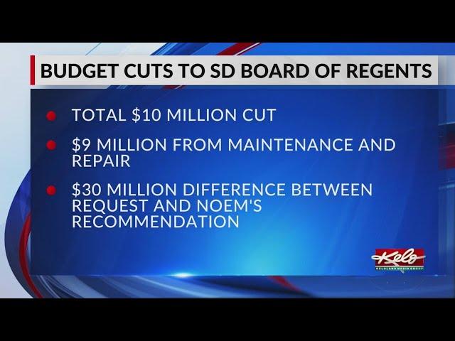 Noem recommends $10 million cut to SD universities