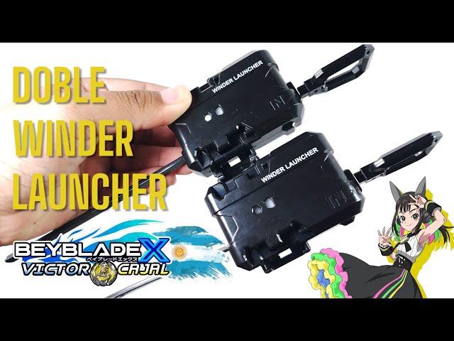 BEY TUTORIAL DOBLE WINDER LAUNCHER FLAME! COMO HACER UN DOBLE LANZADOR BEYBLADE X! ️