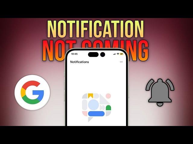 Google Notifications Not Coming on iPhone || Tech Wash