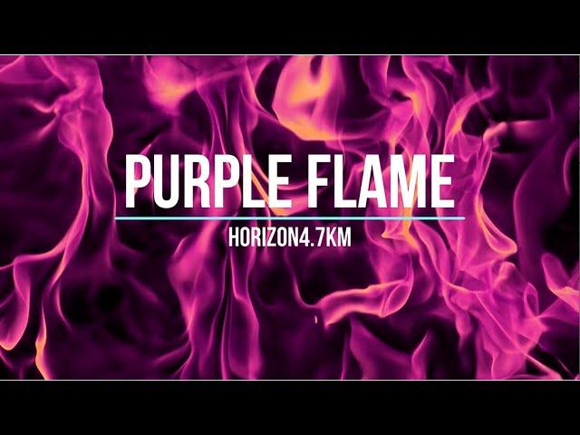 SOOTHING PURPLE FLAMES: RELAXING AND MEDITATIVE 10-HOUR VIDEO