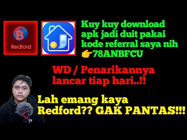 Jadi Duit ‼️ Redford Gak Bisa WD / Penarikan Tapi Apk Jadi Duit Bisa - Ini kode referral saya ya..!!