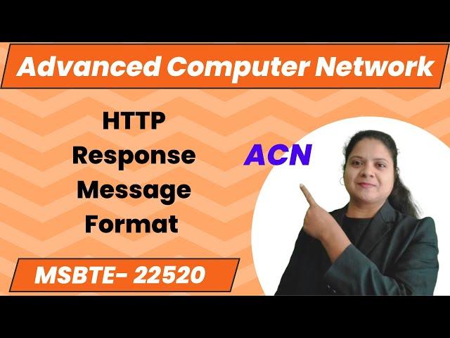 HTTP response message format| Lecture-2| ACN| MSBTE| Padho Engineering