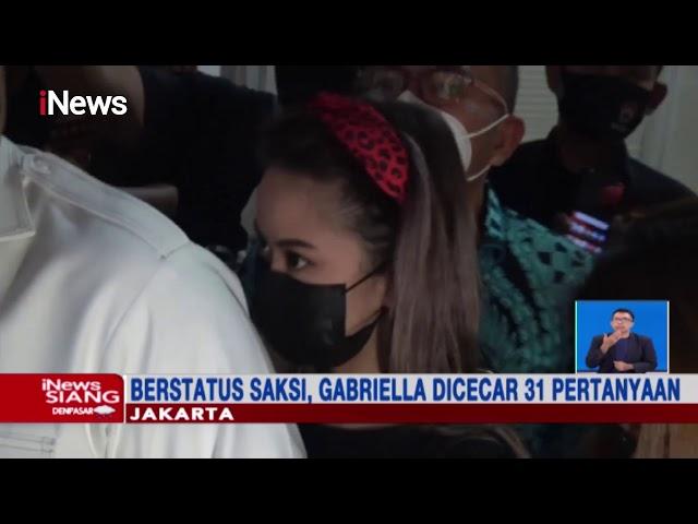 Gabriella Larasati Diperiksa Polisi Terkait Kasus Video Syur - iNews Siang 24/02