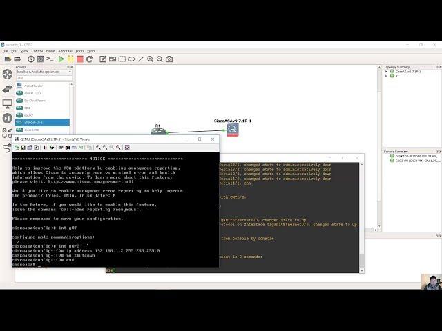 Setup ASAv 9.7.1 on GNS3 2.1.0 - VMWare Workstation - GNS3 VM