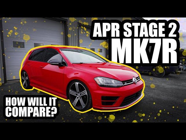 MK7 Golf R with APR Stage 2 hits the dyno