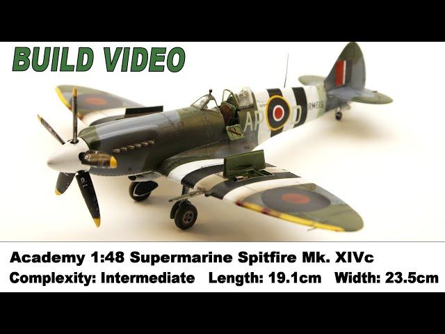 Full Build Video [Part 1] - Supermarine Spitfire Mk. XIVc [1:48] by Academy