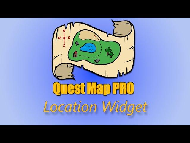 Quest Map Pro - Location Widget Feature Demonstration