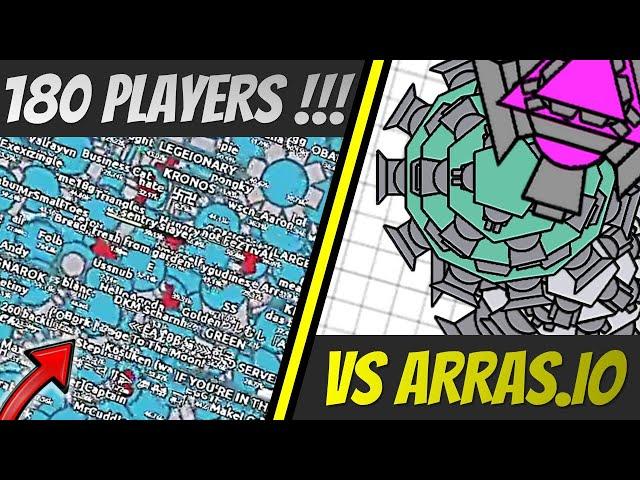 180 PLAYERS VS ARRAS.IO !!! | Arras.io