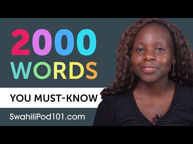 2000 Words Every Swahili Beginner Must Know