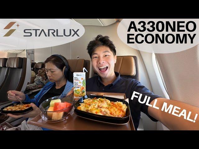 Starlux A330neo ECONOMY (JX232 Hong Kong to Taipei, 1.5 hour) ️