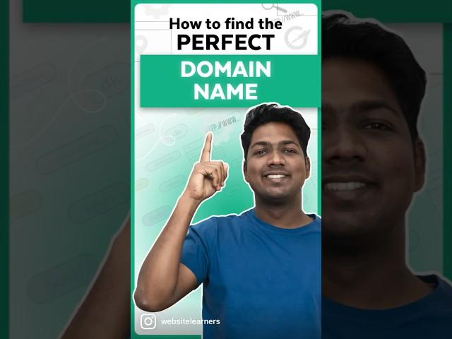  How to find the perfect Domain Name - Quickly & Easily #domain #website #domainname