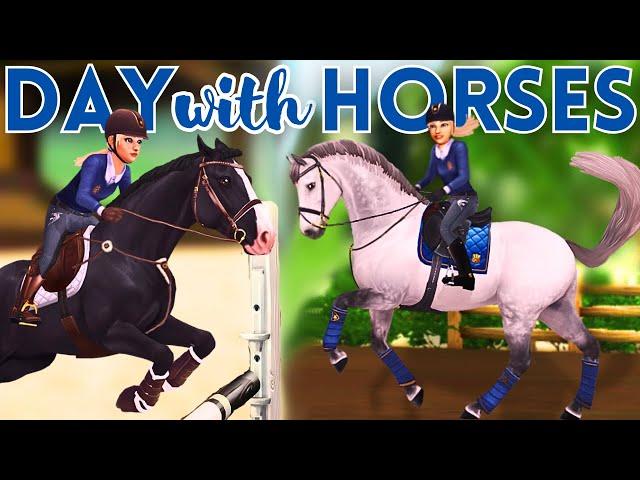 DAY in the Life as a Riding Instructor & Horse Trainer! II Star Stable Realistic Roleplay