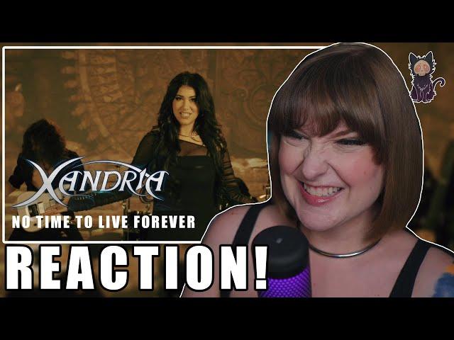 XANDRIA - No Time To Live Forever REACTION | SYMPHONIC METAL AT IT'S BEST!!