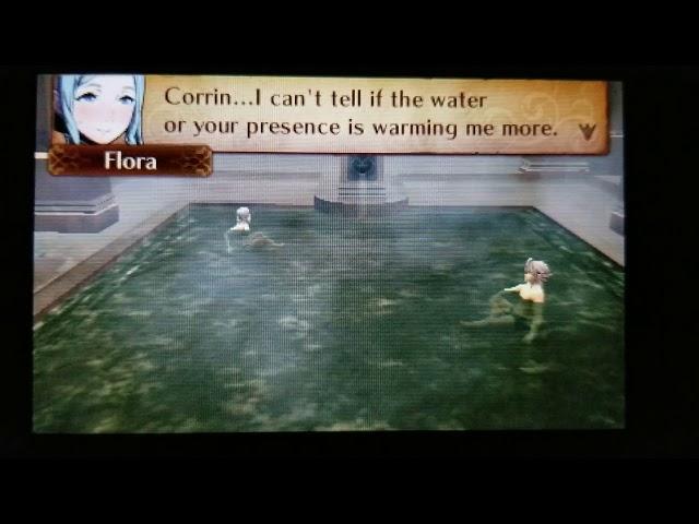 Fire Emblem Fates: Corrin & Flora Hot Spring, Married