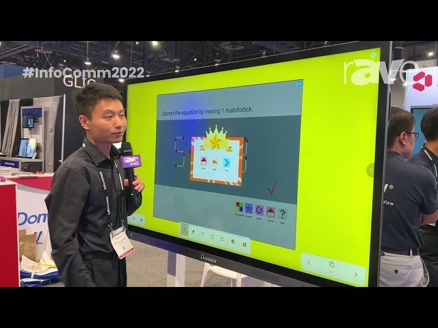 InfoComm 2022: Donview Shows L04 Series Capacitive Touch Panel Display with Integrated Software