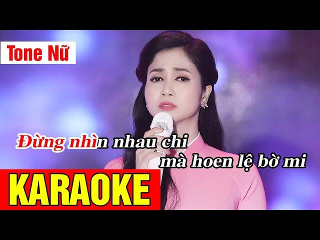 LK KARAOKE Xin Em Đừng Khóc Vu Quy, Phận Tơ Tằm - TONE NỮ | Võ Hoàng Karaoke