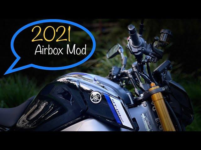 2021 Yamaha MT09 SP - Airbox Mods + DNA Filter install and Tank Removal