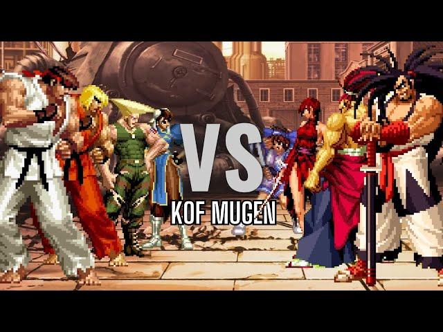 Kof Mugen Street Fighter vs Samurai Shodown // Peleadores Callejeros vs Samurais