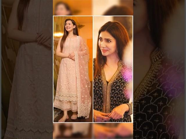 hania Amir VS mahira Khan ️#pak actress #beautiful looks #shorts