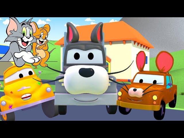 Малярная Мастерская Тома - Том и Джерри - Автомобильный Город  детский мультфильм