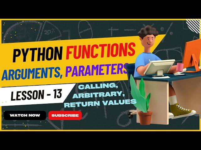 Functions in Python | Arguments and Parameter in Python | Python for Beginner | Python Tutorial