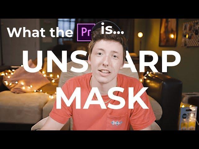 Sharpen blurry footage with UNSHARP MASK