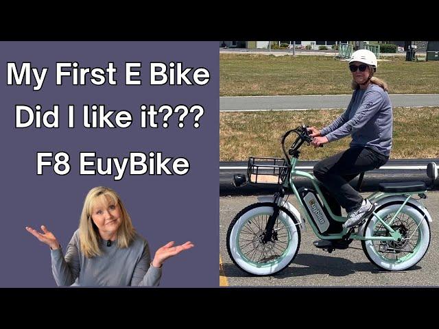 F8 EuyBike Step Through | Brand new model F8 Euybike Review | My First EBike