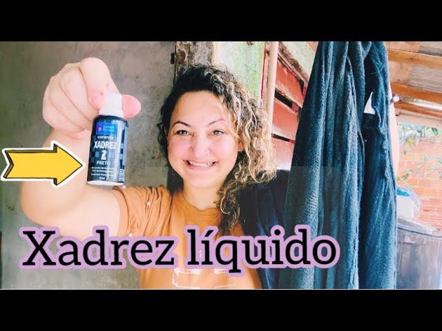 Como Tingir Roupa Com Xadrez Líquido Rápido e Fácil | Roupas Pretas Como Novas Sem Desbotar 