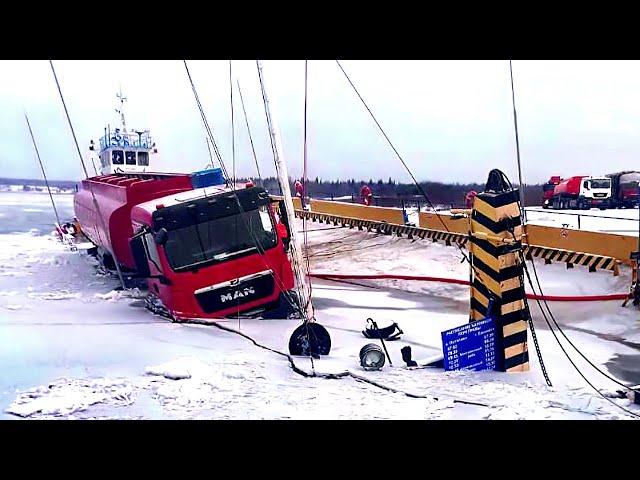 Hellish working conditions on Russian winter roads! Is it possible to earn millions in 2025?!