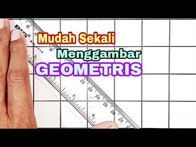 Menggambar Ragam Ragam Hias Geometris Yang Mudah Sekali