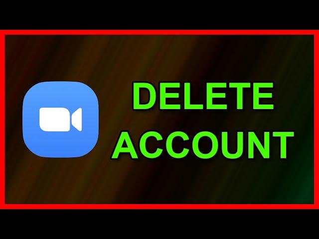 How to delete / terminate  your Zoom account - Tutorial (2020)