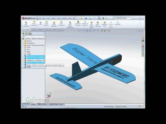 SOLIDWORKS - Apply Material to Multiple Components