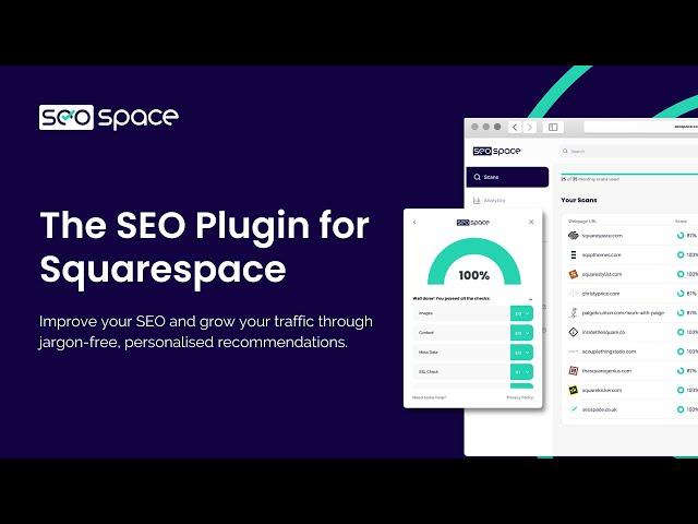 The SEO Plugin for Squarespace (Explainer Video) | SEOSpace