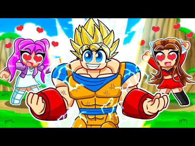 I Spent $100,000 To Become GOKU In Roblox GYM LEAGUE!