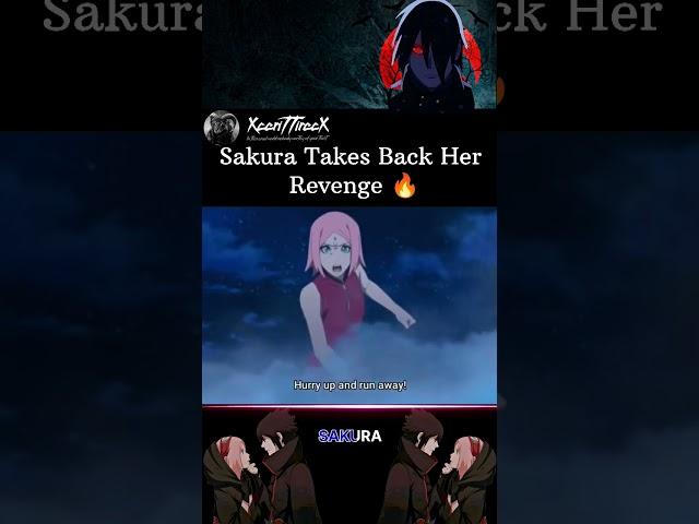 Sakura Takes Back Her Revenge  || #shorts #anime #boruto