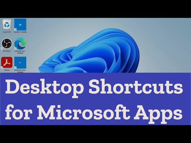 Create Desktop Shortcuts for Microsoft Store Apps - Universal Apps