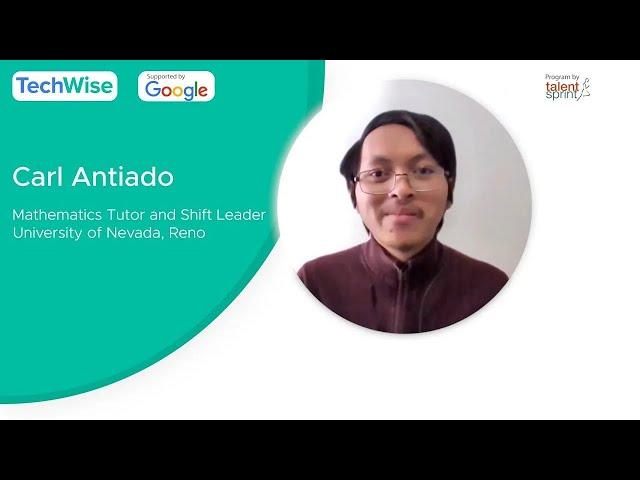 Learner's Corner | Carl Antiado | TechWise