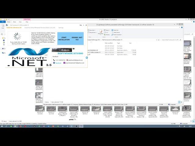 Softimage 2015  - how to fix installation failed - Net framework 3.5 - tutorial EN