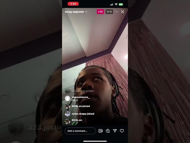 Mikebrokeasf Gets Ears Pierced IG Live (4/2/24)