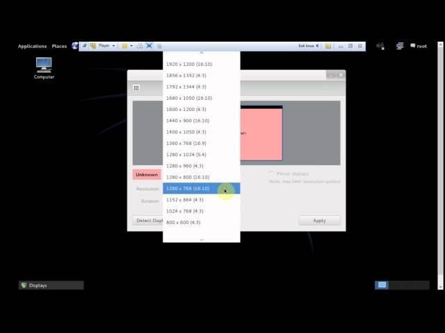How to FullScreen Kali linux on VMware