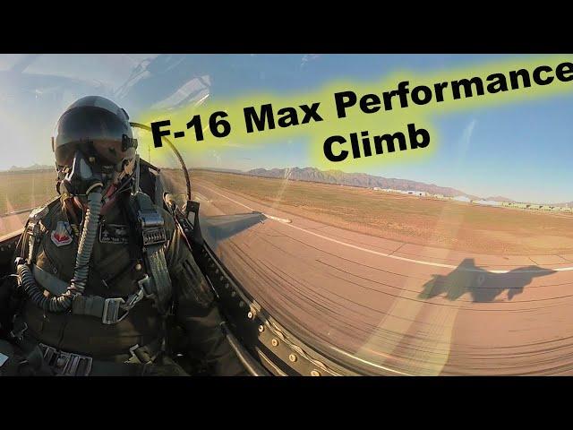 F-16 Max Performance Takeoff