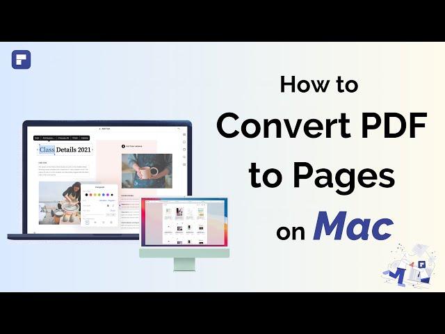 How to Convert PDF to Pages on Mac | Wondershare PDFelement 8