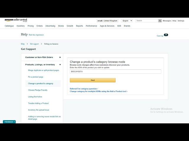 How To Change A Product's Category Browse Node On Amazon Product Listing 2022 Tutorial