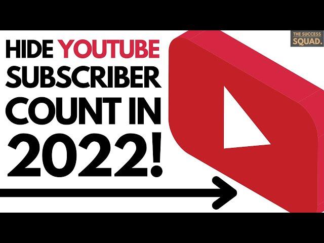 Hide YouTube Subscribers In 2022 | How To Hide Subscribers | Can"t Hide YouTube Subscribers