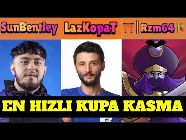 Rzm64 ve SunBentley ile EN HIZLI KUPA KASMA YAYINI Brawl Stars