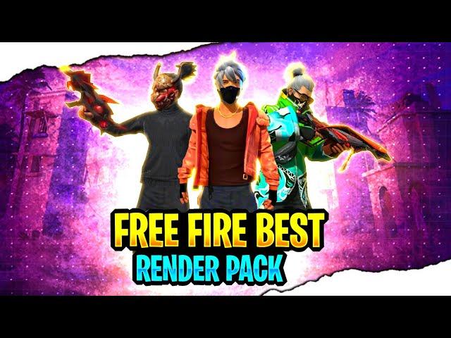 Best Free Fire Render Pack | Latest Free Fire Character PNGs