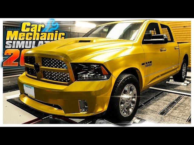 RAM JEEP DLC // Dodge 1500 Yellow Sport // Car Mechanic Simulator 2021