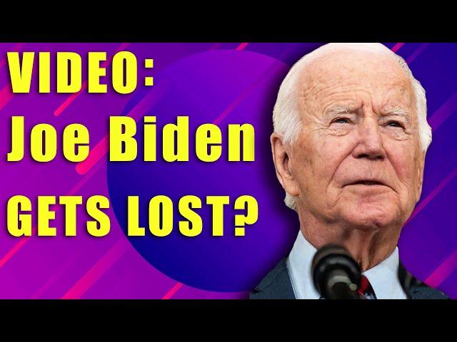 Video of Joe Biden getting LOST at the G7 summit??