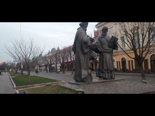 Restoration of Peace Square in Mukachevo.300 days of war with Russia