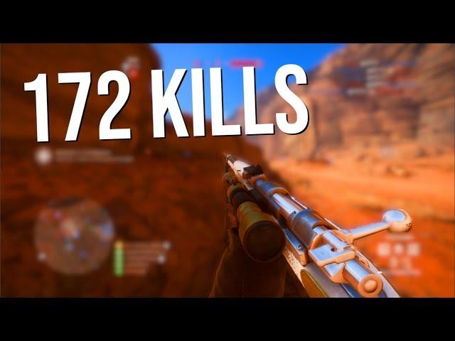 172 KILLS Record on Sinai Desert! | Battlefield 1 Gameplay